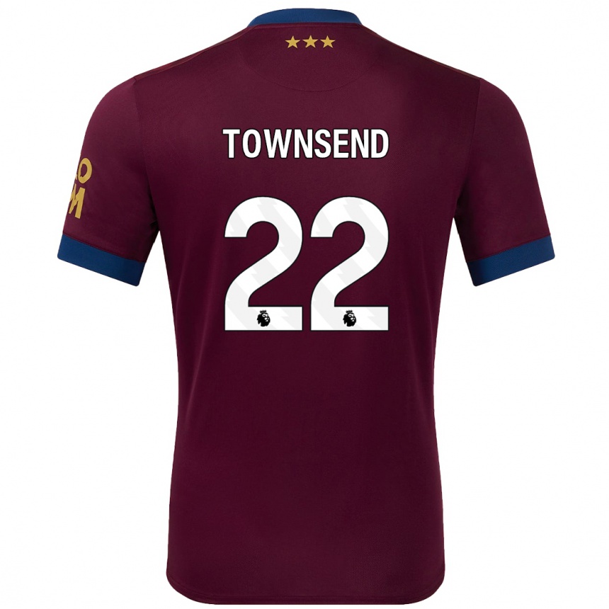 Hombre Fútbol Camiseta Conor Townsend #22 Marrón 2ª Equipación 2024/25 Perú