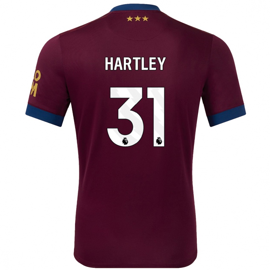 Hombre Fútbol Camiseta Laura Hartley #31 Marrón 2ª Equipación 2024/25 Perú