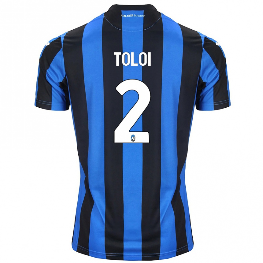 Mujer Fútbol Camiseta Rafael Toloi #2 Azul Negro 1ª Equipación 2024/25 Perú