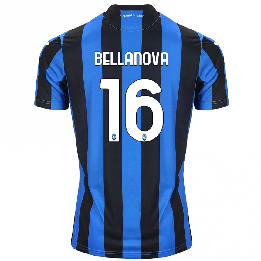 Mujer Fútbol Camiseta Raoul Bellanova #16 Azul Negro 1ª Equipación 2024/25 Perú