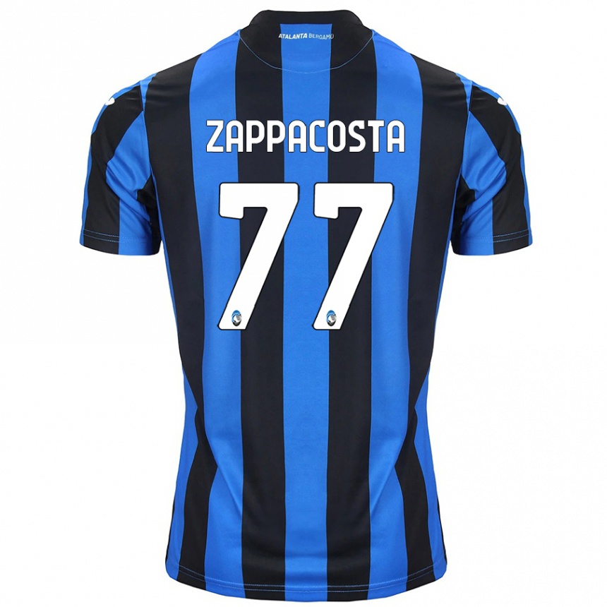 Mujer Fútbol Camiseta Davide Zappacosta #77 Azul Negro 1ª Equipación 2024/25 Perú