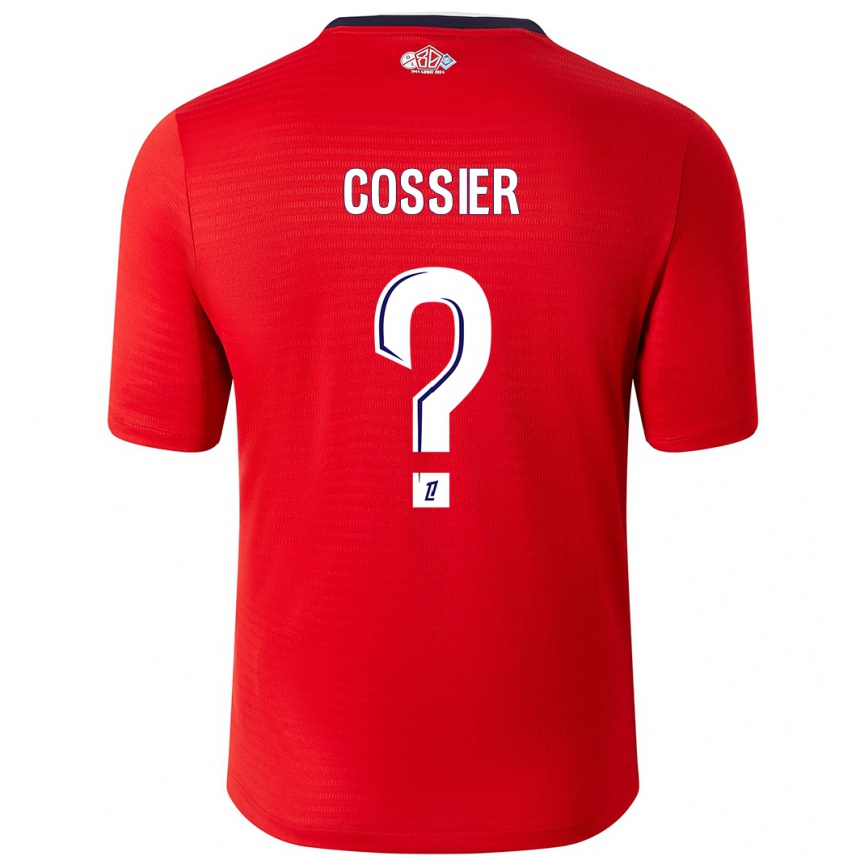 Mujer Fútbol Camiseta Isaac Cossier #0 Rojo Blanco 1ª Equipación 2024/25 Perú