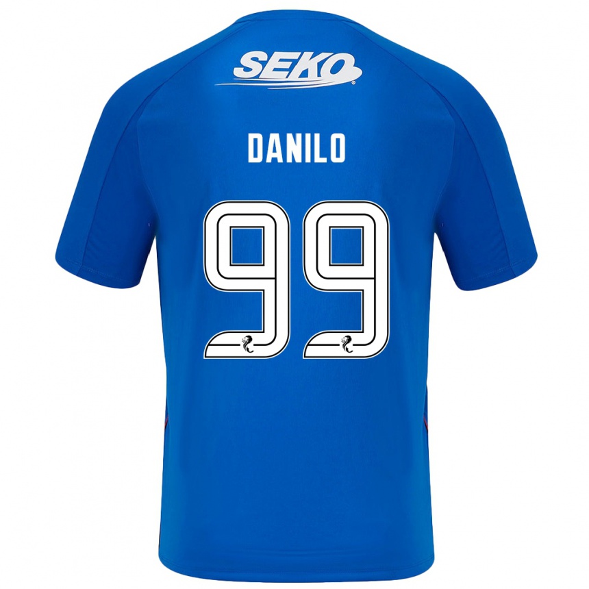 Mujer Fútbol Camiseta Danilo #99 Azul Oscuro 1ª Equipación 2024/25 Perú