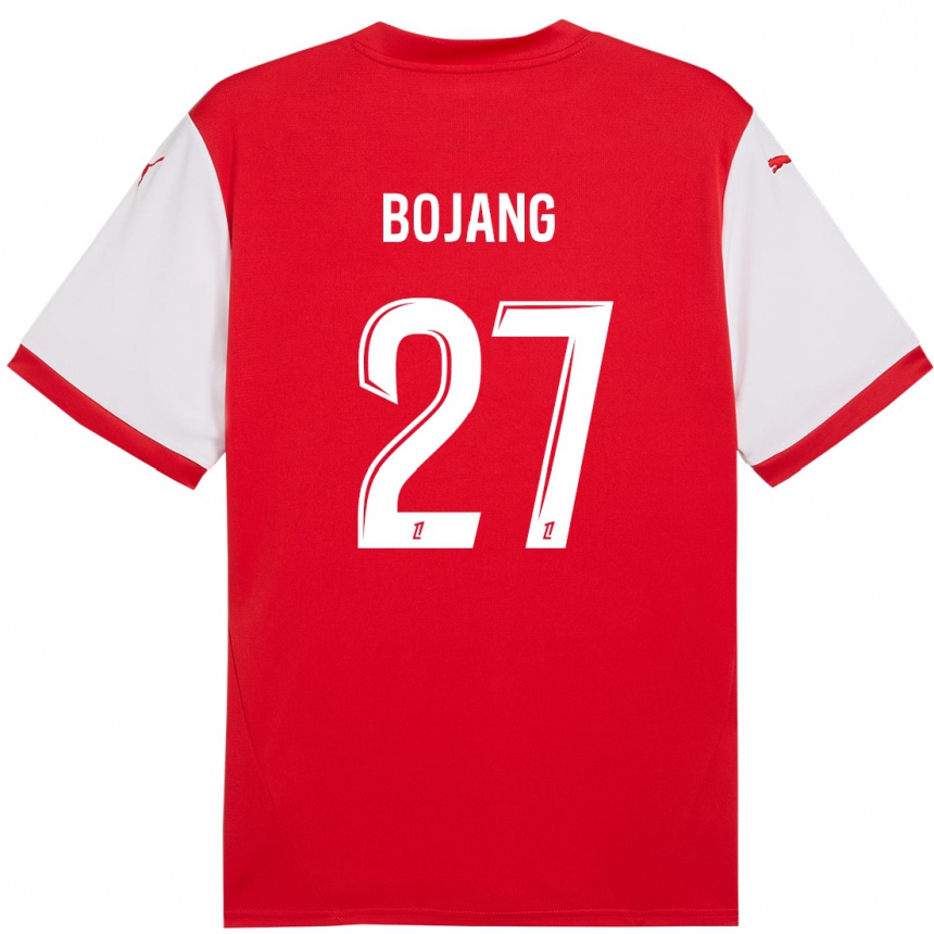 Mujer Fútbol Camiseta Adama Bojang #27 Rojo Blanco 1ª Equipación 2024/25 Perú