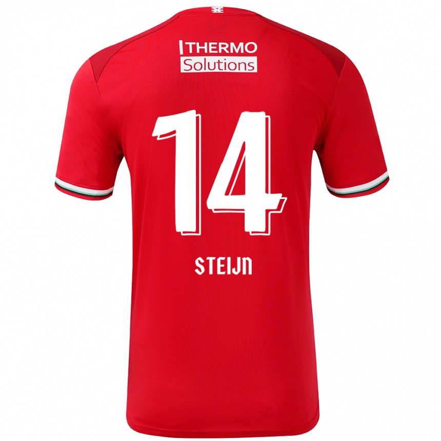 Mujer Fútbol Camiseta Sem Steijn #14 Rojo Blanco 1ª Equipación 2024/25 Perú