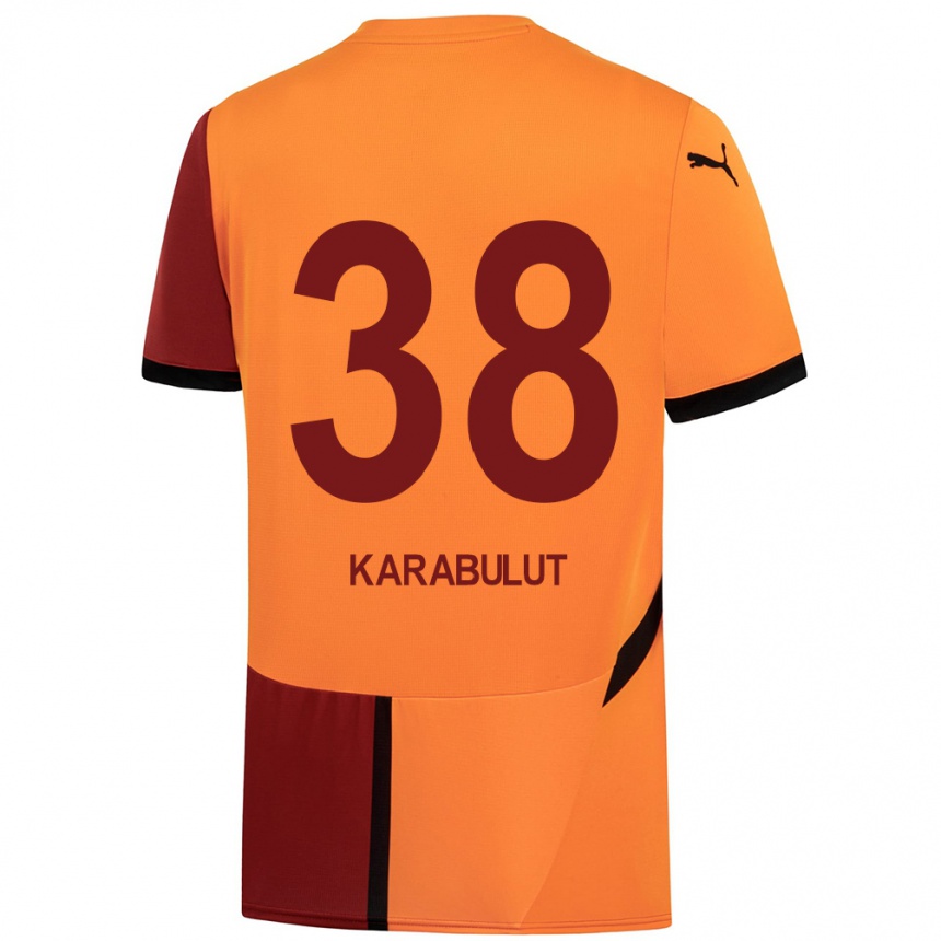 Mujer Fútbol Camiseta Arzu Karabulut #38 Amarillo Rojo 1ª Equipación 2024/25 Perú