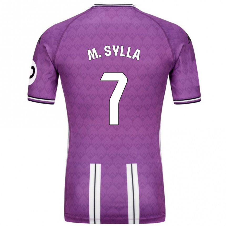 Mujer Fútbol Camiseta Mamadou Sylla #7 Púrpura Blanco 1ª Equipación 2024/25 Perú