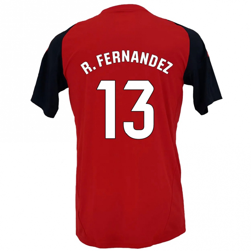 Mujer Fútbol Camiseta Raúl Fernández #13 Rojo Negro 1ª Equipación 2024/25 Perú