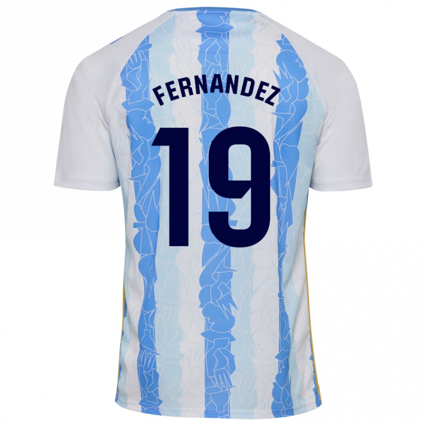 Mujer Fútbol Camiseta Raúl Fernández #19 Blanco Azul 1ª Equipación 2024/25 Perú