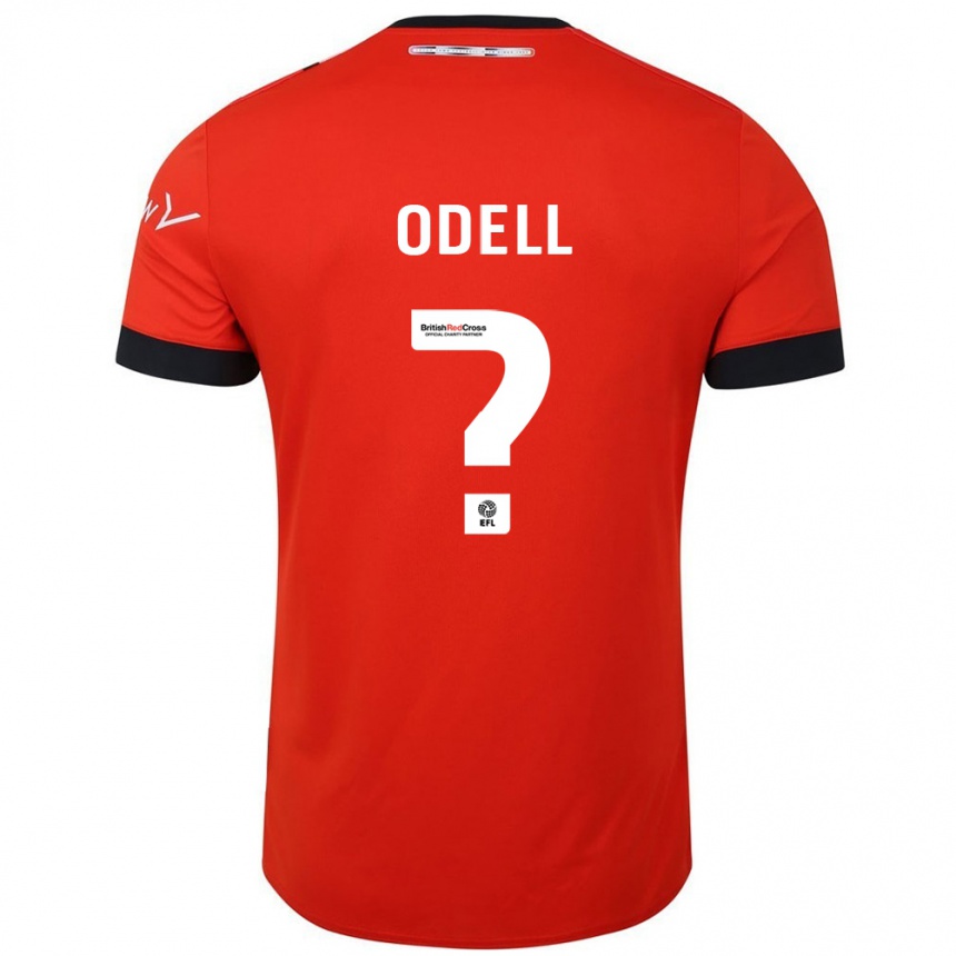 Mujer Fútbol Camiseta Josh Odell #0 Naranja Negro 1ª Equipación 2024/25 Perú