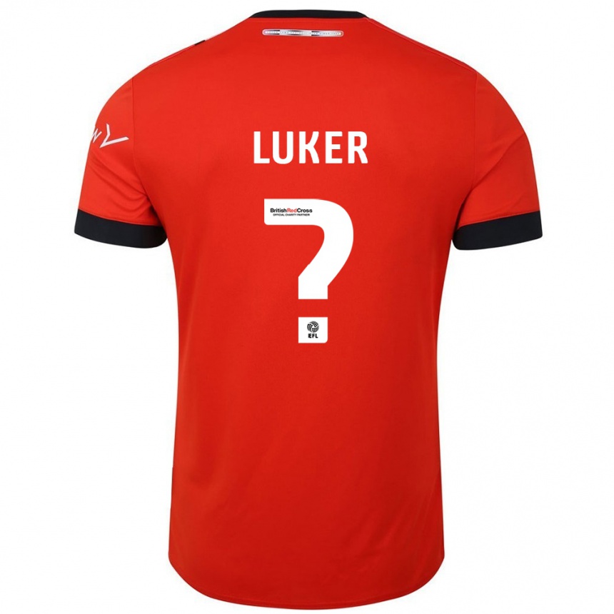 Mujer Fútbol Camiseta Jayden Luker #0 Naranja Negro 1ª Equipación 2024/25 Perú