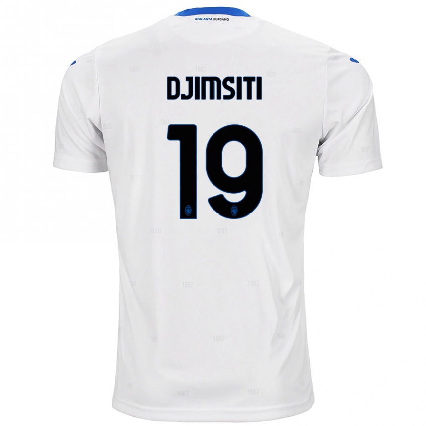 Mujer Fútbol Camiseta Berat Djimsiti #19 Blanco 2ª Equipación 2024/25 Perú