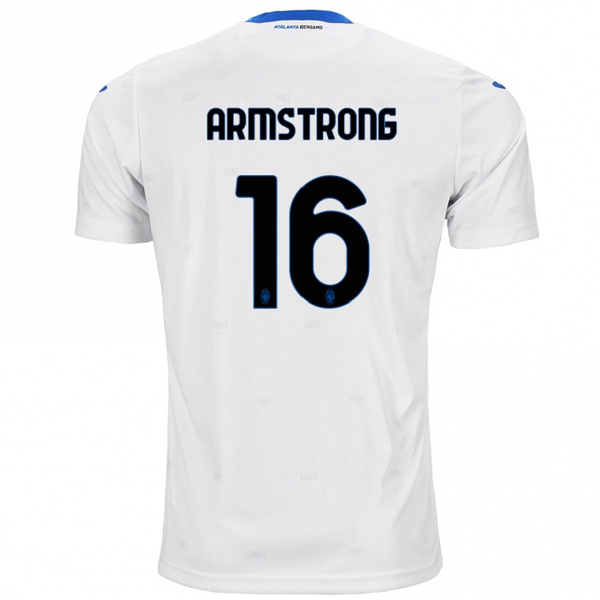 Mujer Fútbol Camiseta Daniel Armstrong #16 Blanco 2ª Equipación 2024/25 Perú