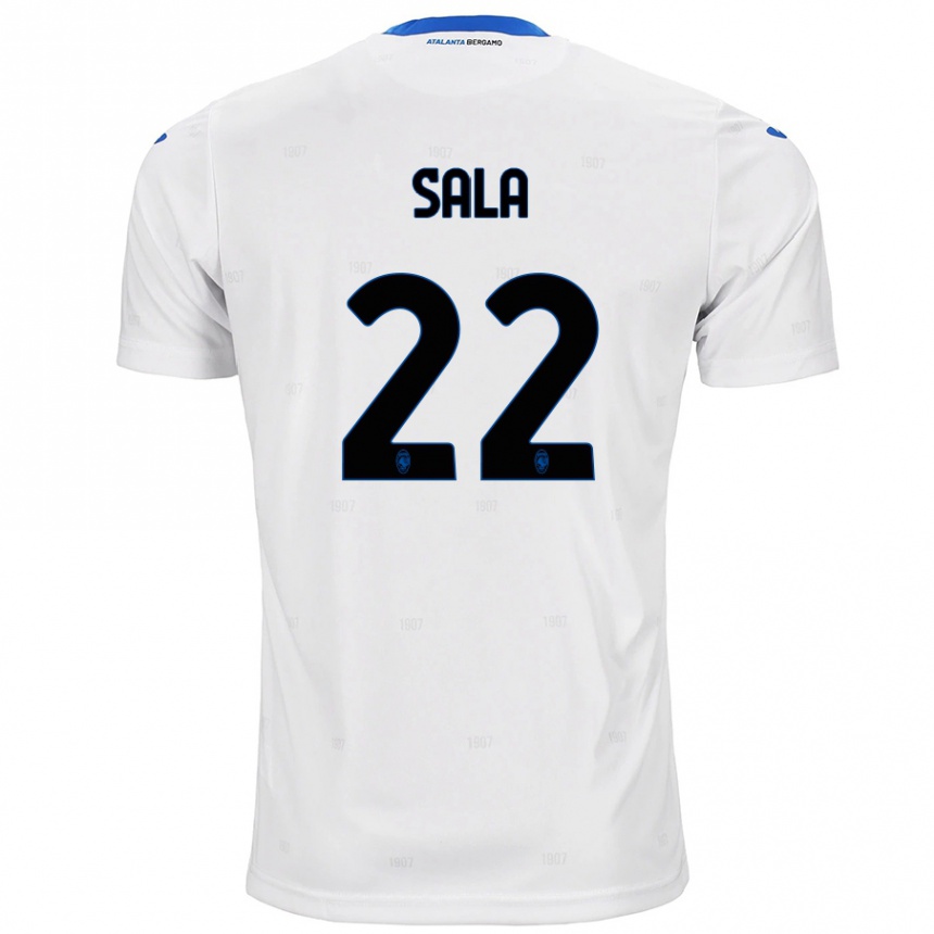 Mujer Fútbol Camiseta Lorenzo Sala #22 Blanco 2ª Equipación 2024/25 Perú