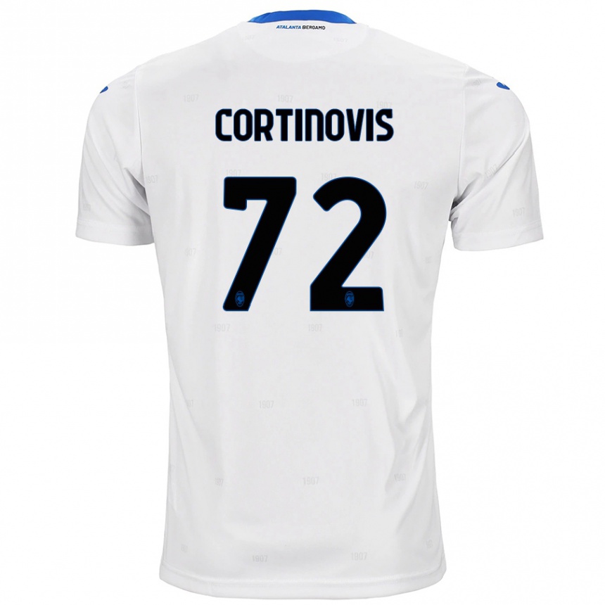 Mujer Fútbol Camiseta Alessandro Cortinovis #72 Blanco 2ª Equipación 2024/25 Perú