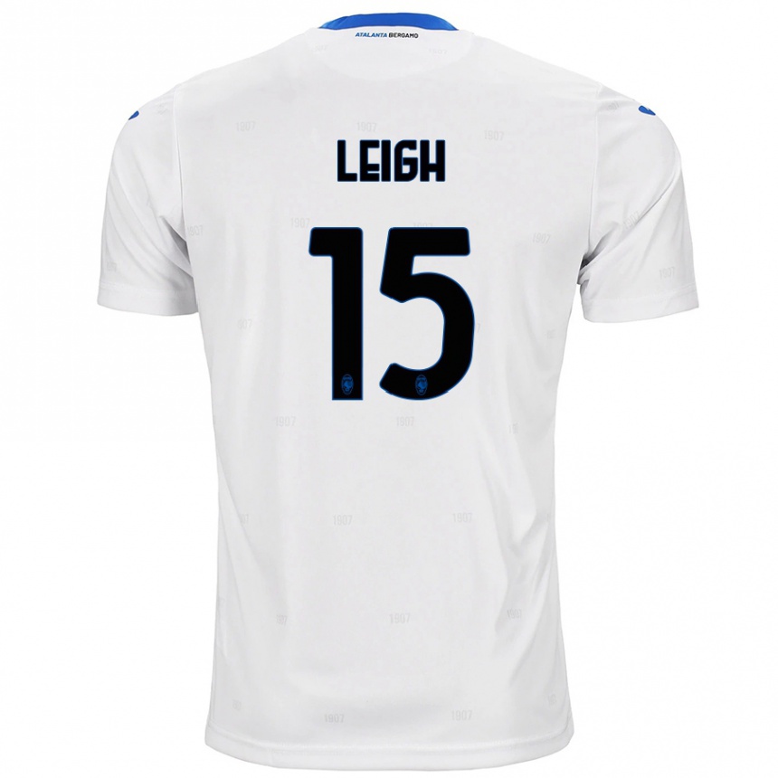 Mujer Fútbol Camiseta Adrienne Leigh #15 Blanco 2ª Equipación 2024/25 Perú