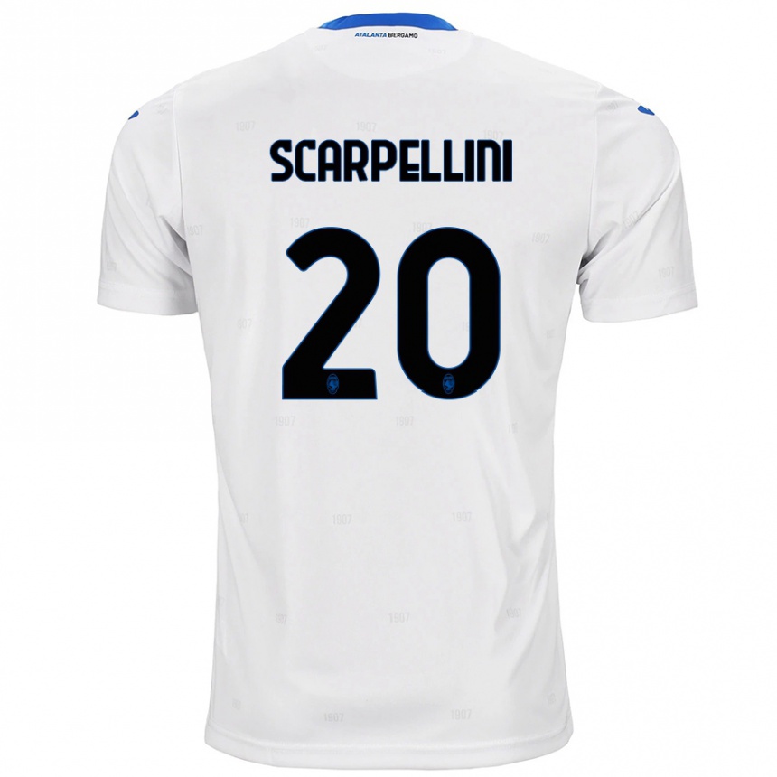 Mujer Fútbol Camiseta Andrea Scarpellini #20 Blanco 2ª Equipación 2024/25 Perú