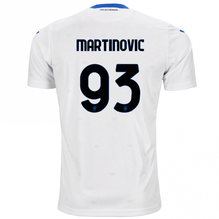 Mujer Fútbol Camiseta Melania Martinovic #93 Blanco 2ª Equipación 2024/25 Perú