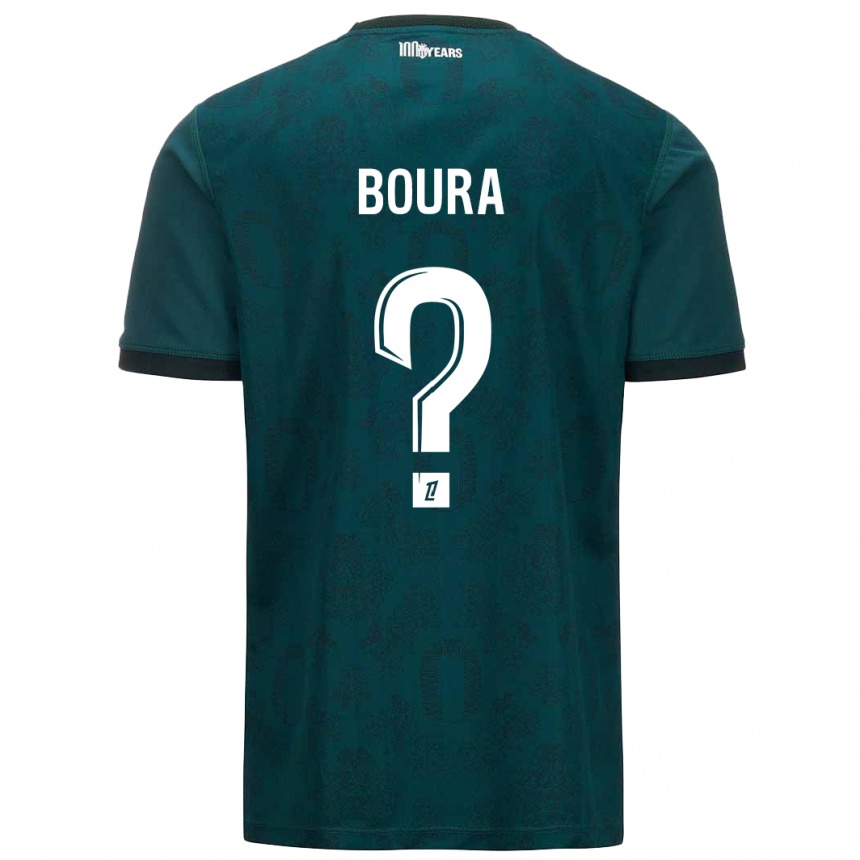 Mujer Fútbol Camiseta Amal Boura #0 Verde Oscuro 2ª Equipación 2024/25 Perú