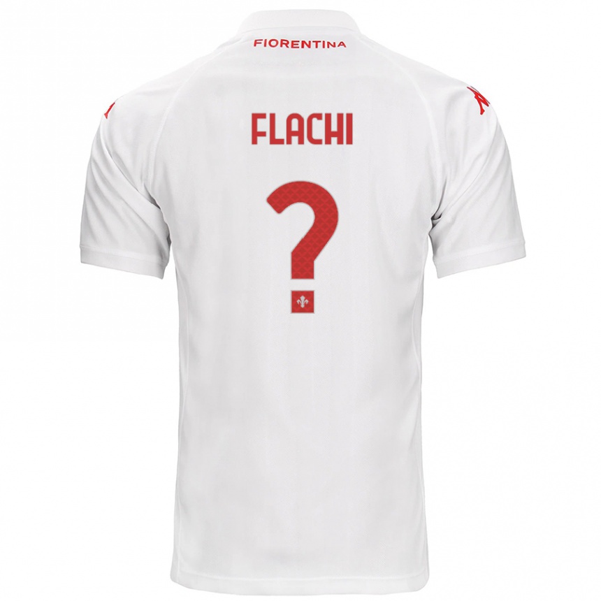 Mujer Fútbol Camiseta Tommaso Flachi #0 Blanco 2ª Equipación 2024/25 Perú