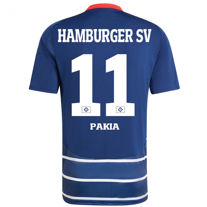 Mujer Fútbol Camiseta Ware Pakia #11 Azul Oscuro 2ª Equipación 2024/25 Perú