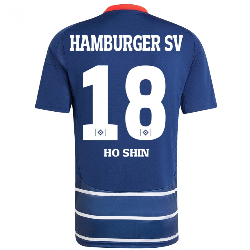 Mujer Fútbol Camiseta Jae Ho Shin #18 Azul Oscuro 2ª Equipación 2024/25 Perú