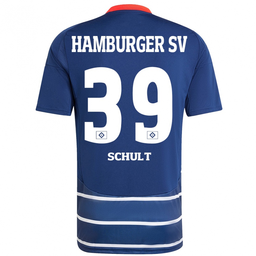 Mujer Fútbol Camiseta Almuth Schult #39 Azul Oscuro 2ª Equipación 2024/25 Perú