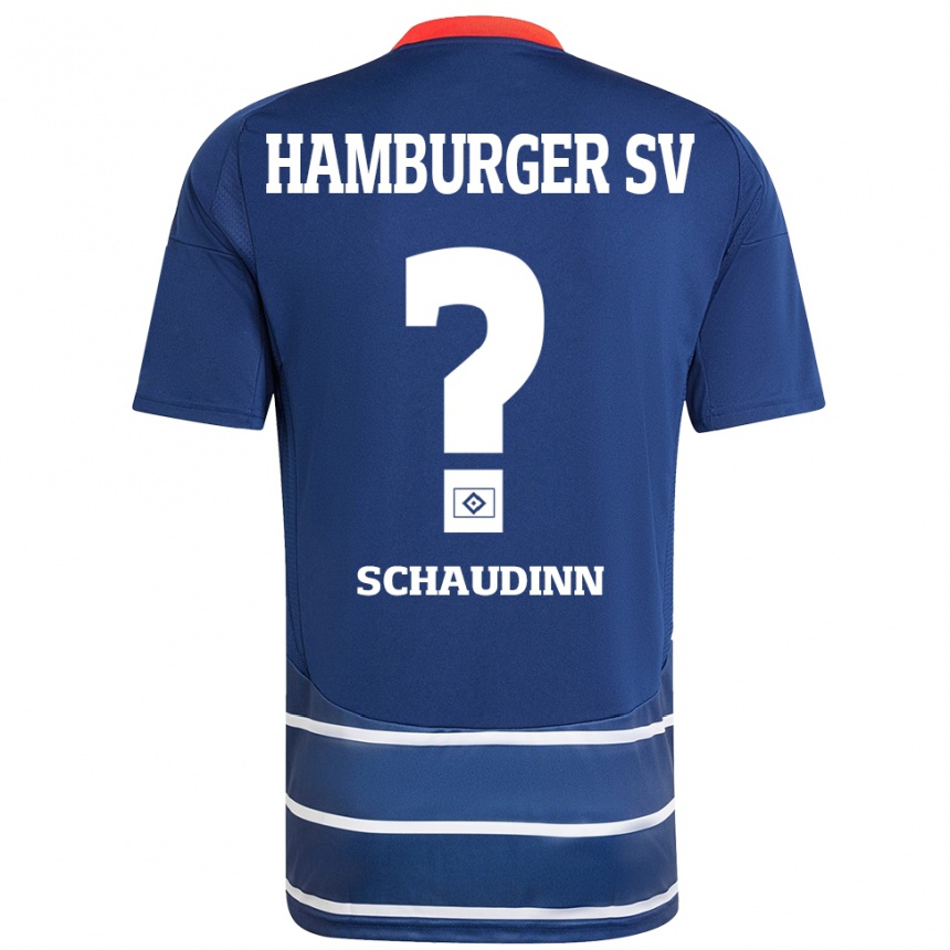 Mujer Fútbol Camiseta Timo Schaudinn #0 Azul Oscuro 2ª Equipación 2024/25 Perú