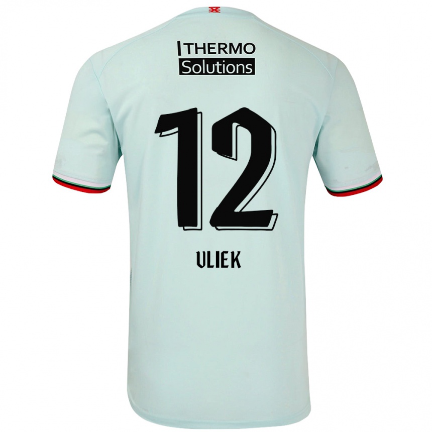 Mujer Fútbol Camiseta Leonie Vliek #12 Verde Claro 2ª Equipación 2024/25 Perú