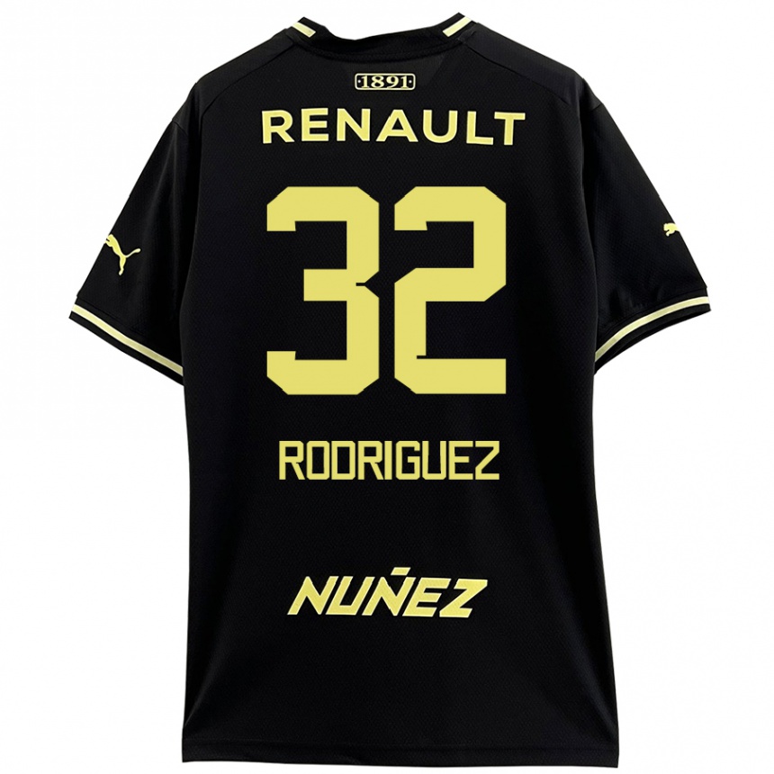 Mujer Fútbol Camiseta Randall Rodríguez #32 Negro Amarillo 2ª Equipación 2024/25 Perú