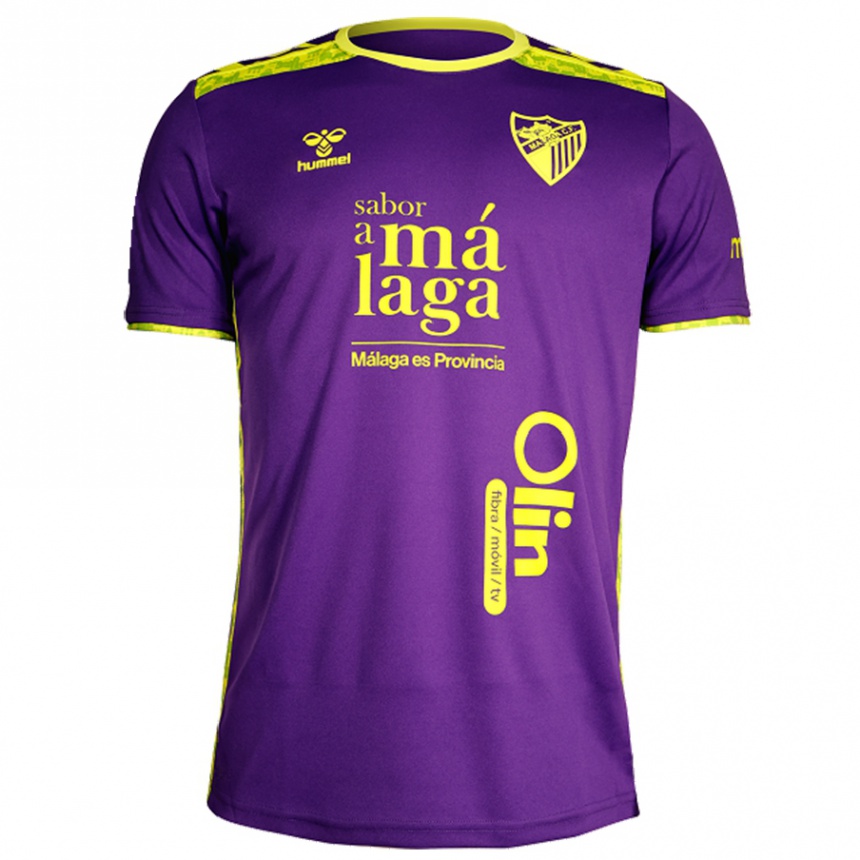 Mujer Fútbol Camiseta Luca Sangalli #23 Púrpura Amarillo 2ª Equipación 2024/25 Perú