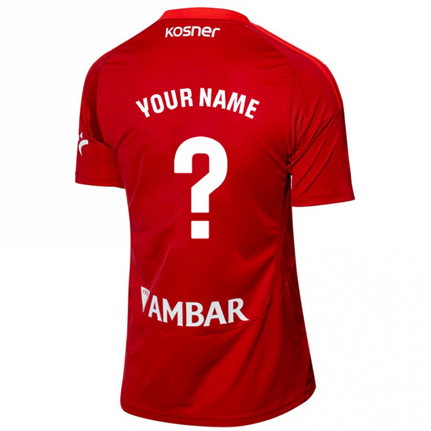 Mujer Fútbol Camiseta Su Nombre #0 Blanco Azul 2ª Equipación 2024/25 Perú