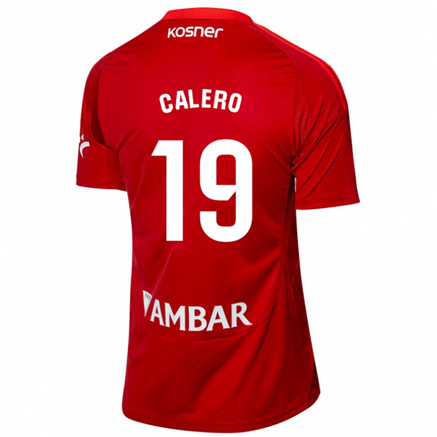 Mujer Fútbol Camiseta Iván Calero #19 Blanco Azul 2ª Equipación 2024/25 Perú