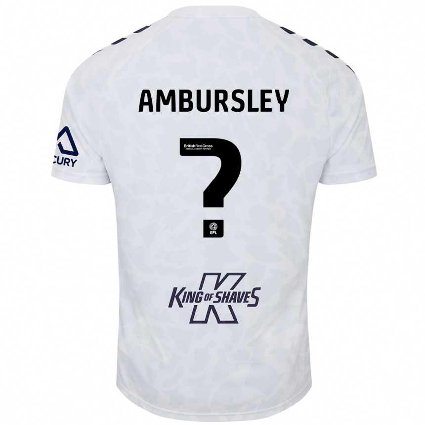 Mujer Fútbol Camiseta Conrad Ambursley #0 Blanco 2ª Equipación 2024/25 Perú