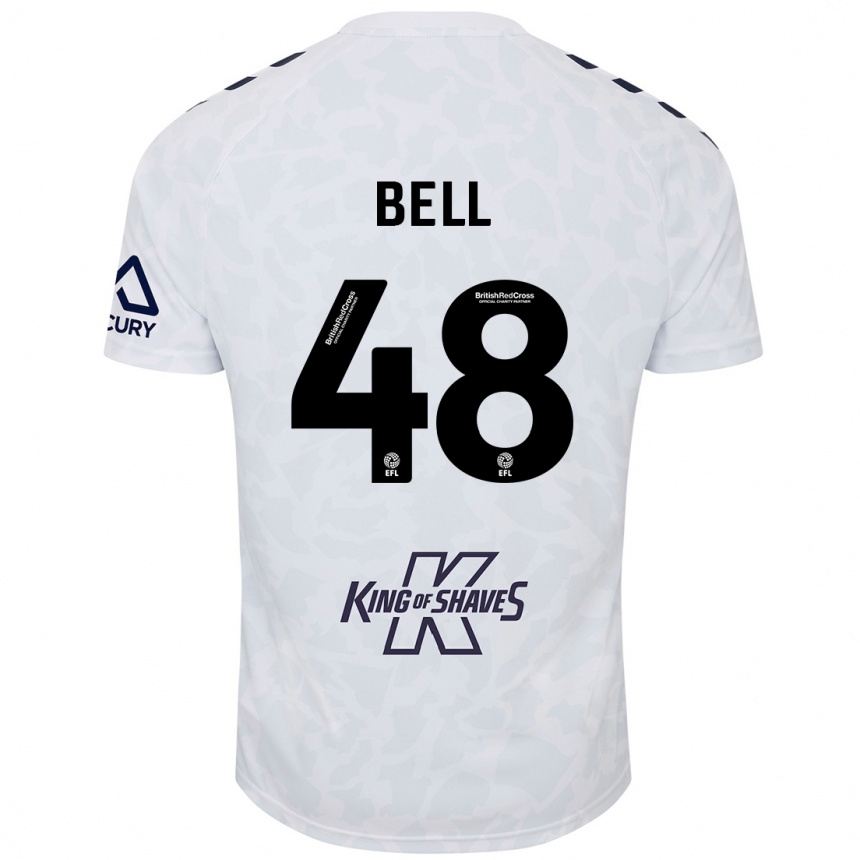 Mujer Fútbol Camiseta Luke Bell #48 Blanco 2ª Equipación 2024/25 Perú