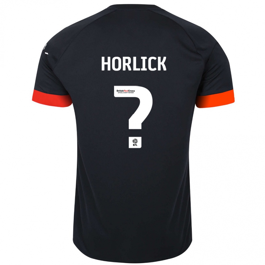 Mujer Fútbol Camiseta Jameson Horlick #0 Negro Naranja 2ª Equipación 2024/25 Perú