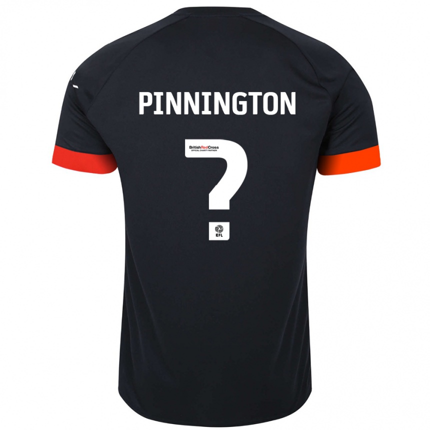 Mujer Fútbol Camiseta Jacob Pinnington #0 Negro Naranja 2ª Equipación 2024/25 Perú