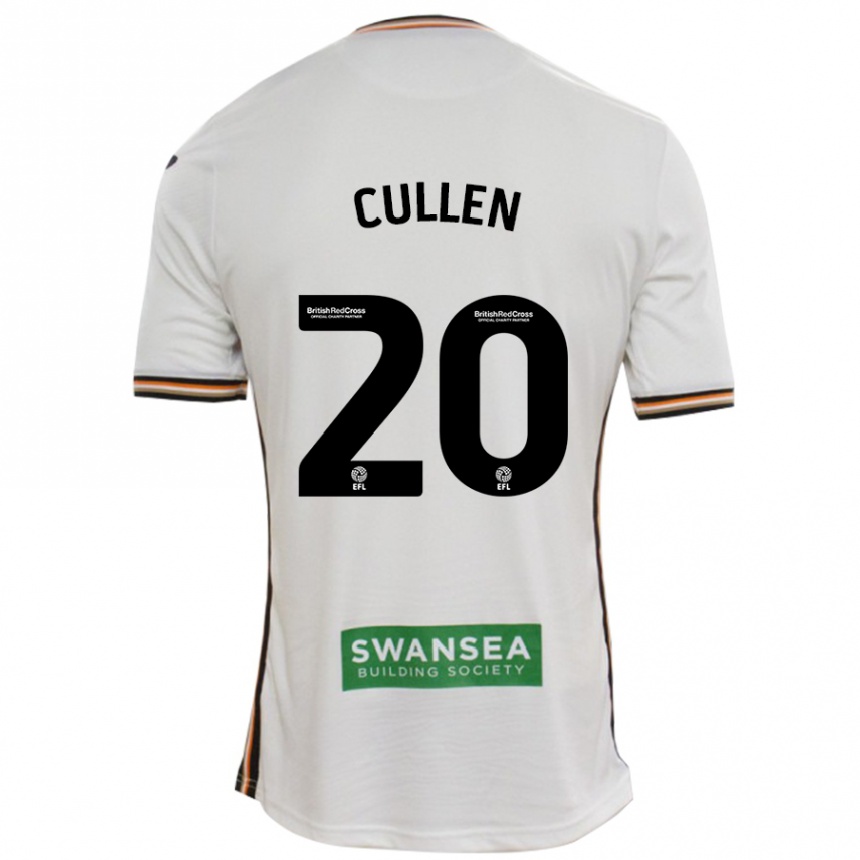 Niño Fútbol Camiseta Liam Cullen #20 Blanco 1ª Equipación 2024/25 Perú