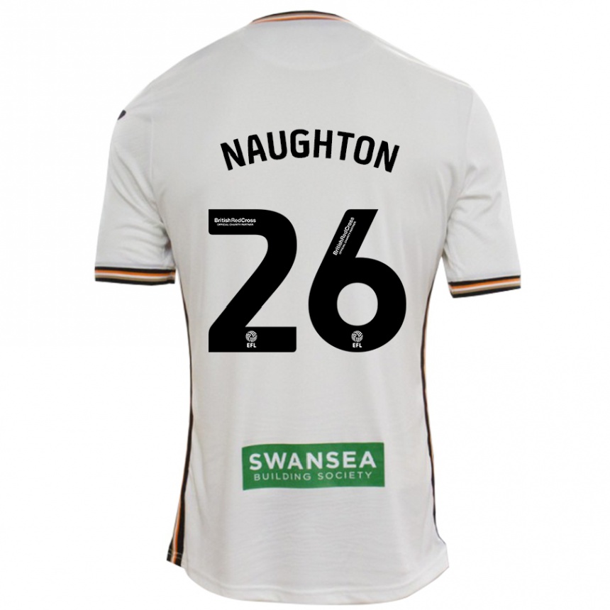 Niño Fútbol Camiseta Kyle Naughton #26 Blanco 1ª Equipación 2024/25 Perú