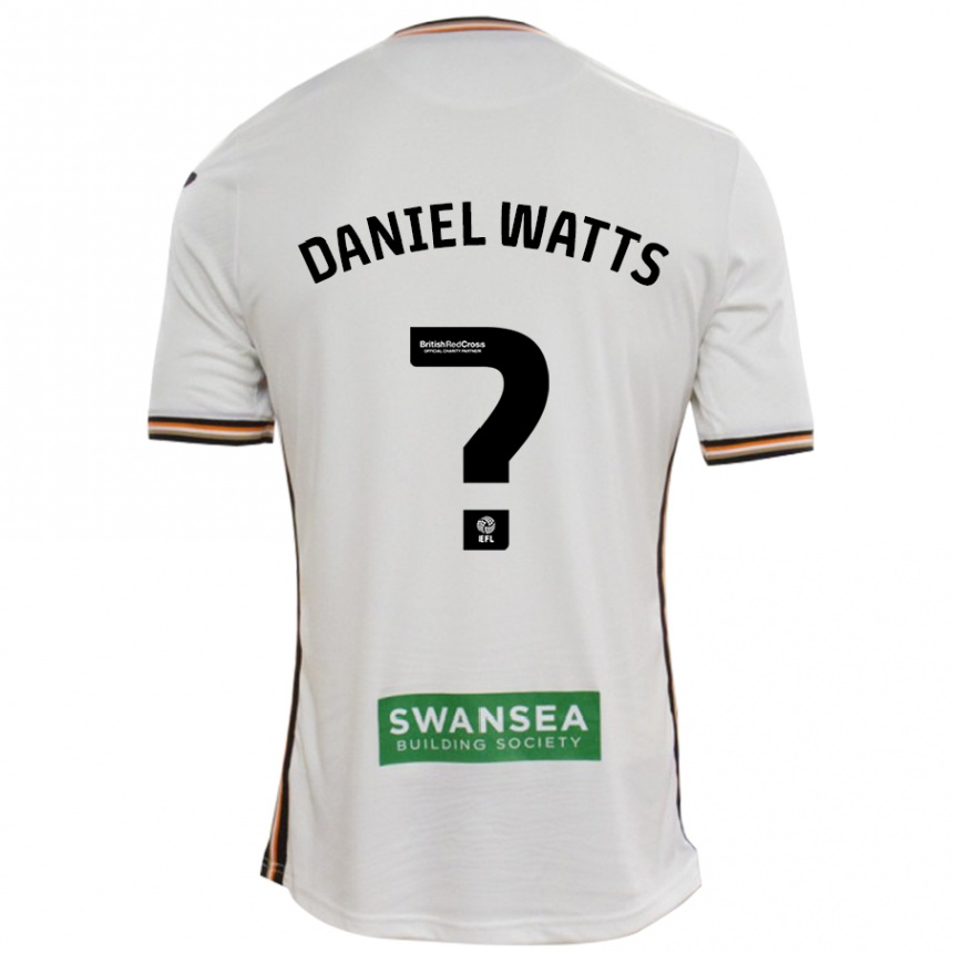 Niño Fútbol Camiseta Daniel Watts #0 Blanco 1ª Equipación 2024/25 Perú