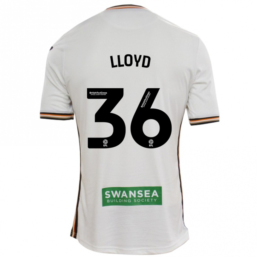 Niño Fútbol Camiseta Ben Lloyd #36 Blanco 1ª Equipación 2024/25 Perú