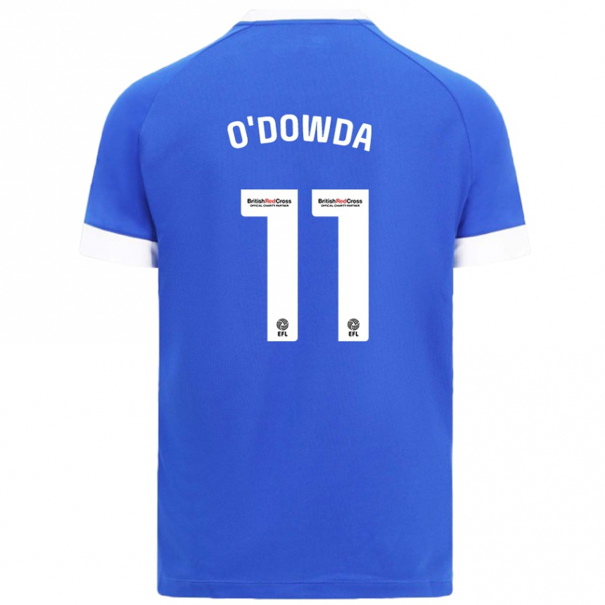 Niño Fútbol Camiseta Callum O'dowda #11 Azul Cielo 1ª Equipación 2024/25 Perú