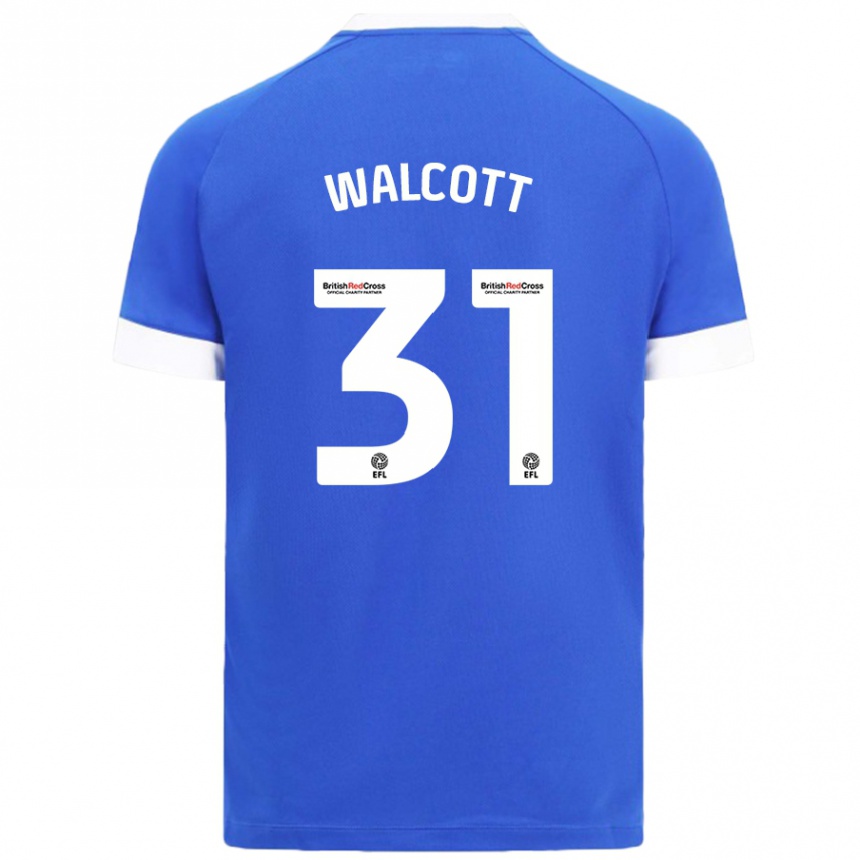 Niño Fútbol Camiseta Malachi Fagan Walcott #31 Azul Cielo 1ª Equipación 2024/25 Perú