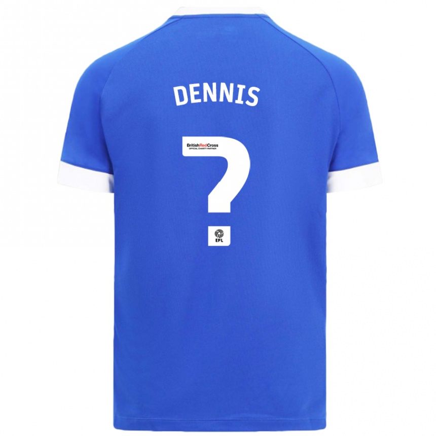 Niño Fútbol Camiseta Jake Dennis #0 Azul Cielo 1ª Equipación 2024/25 Perú