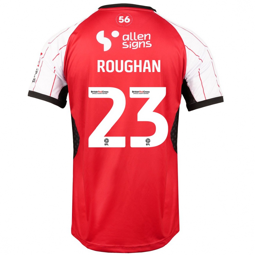 Niño Fútbol Camiseta Sean Roughan #23 Blanco 1ª Equipación 2024/25 Perú