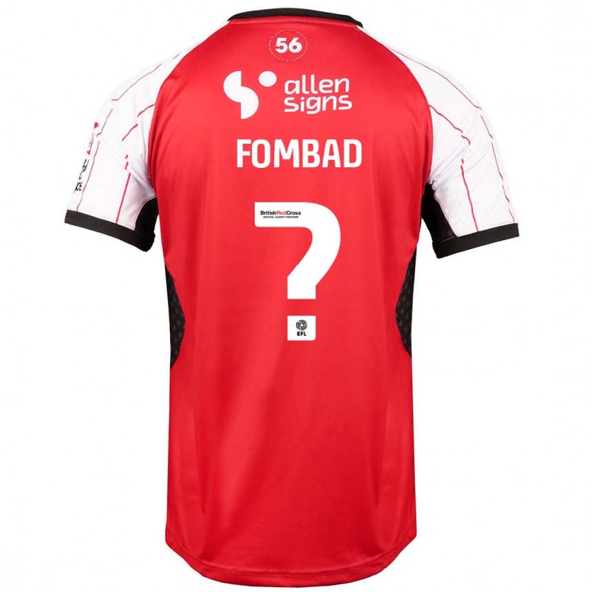 Niño Fútbol Camiseta Kelly Fombad #0 Blanco 1ª Equipación 2024/25 Perú