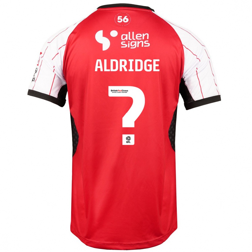 Niño Fútbol Camiseta Orin Aldridge #0 Blanco 1ª Equipación 2024/25 Perú