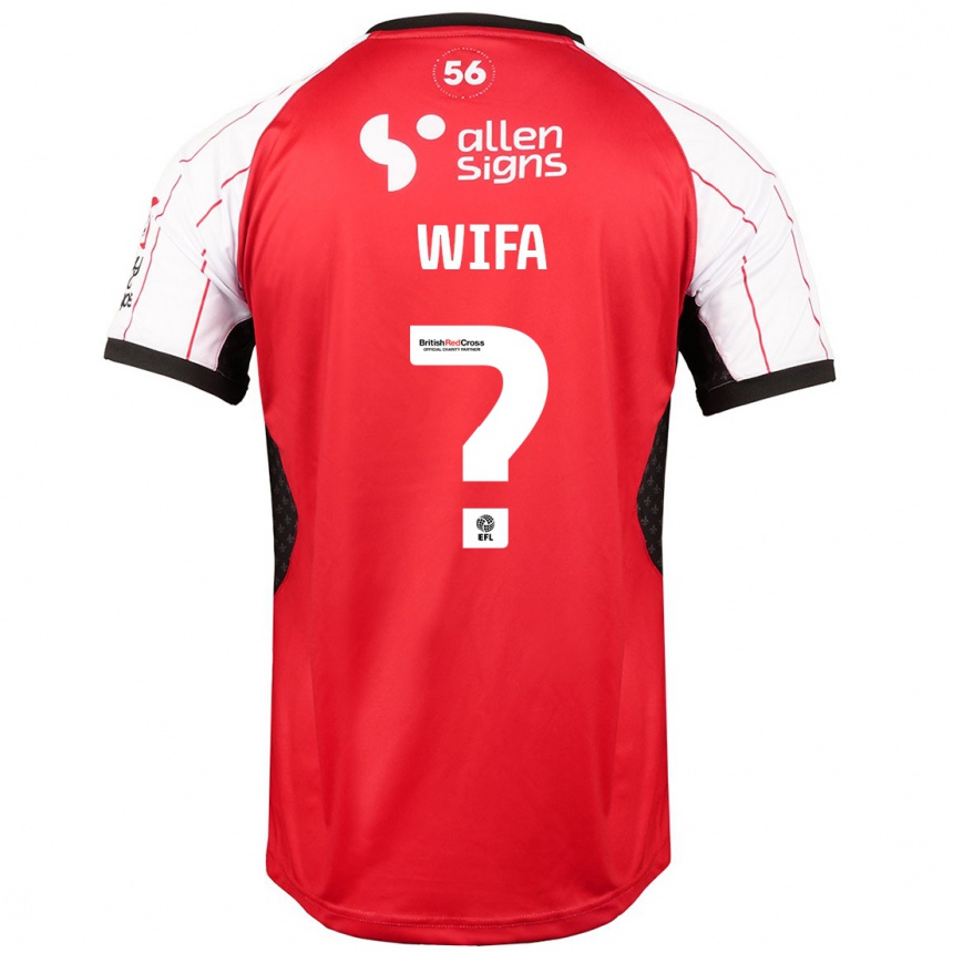 Niño Fútbol Camiseta Dakara Wifa #0 Blanco 1ª Equipación 2024/25 Perú