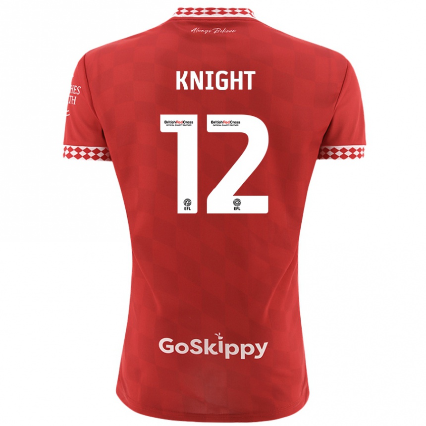 Niño Fútbol Camiseta Jason Knight #12 Rojo 1ª Equipación 2024/25 Perú