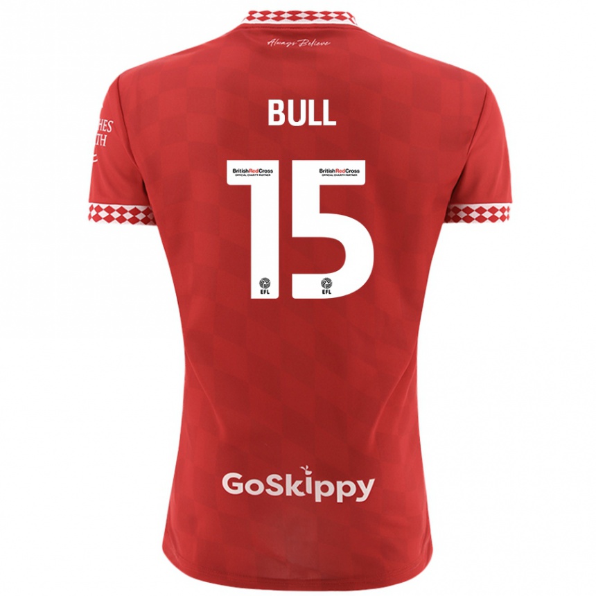 Niño Fútbol Camiseta Jasmine Bull #15 Rojo 1ª Equipación 2024/25 Perú